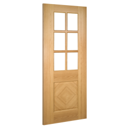 Kensington Glazed Internal Oak Door (18mm lippings)